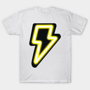 Neon Yellow Lightning Bolt T-Shirt